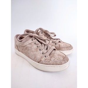 Sofft Sanders Sneaker Women 7.5 Distressed Gold‎ Metallic Leather Comfort Shoes